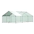 Enclos poulailler acier galvanisé 3 à 12 m résistant aux intempéries – Couleur 3x6x2m