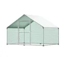 Enclos poulailler acier galvanisé 3 à 12 m résistant aux intempéries – Couleur 3x2x2m