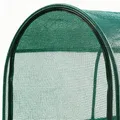 Enclos poulailler tunnel avec filet solaire et porte – 5
