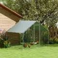 Enclos poules 3x1,7 m verrou et toit anti-UV – 1