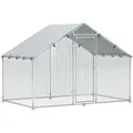 Enclos poules 3x1,7 m verrou et toit anti-UV – 2