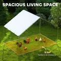 Enclos poules 3x1,7 m verrou et toit anti-UV – 4