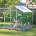 Enclos poulets 2x2x2 m avec verrou et couverture – 2