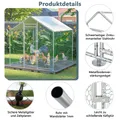 Enclos poulets 2x2x2 m avec verrou et couverture – 6