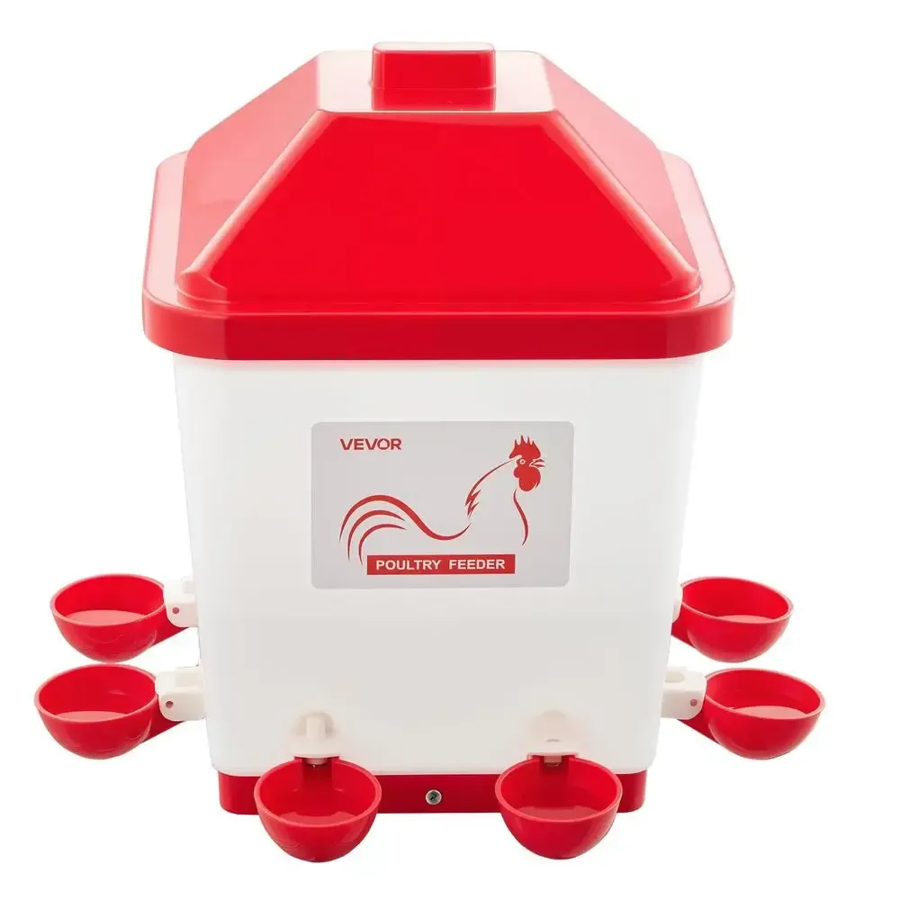 Ensemble abreuvoir et mangeoire automatique 5 gallons volailles