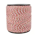 Fil de clôture 500 m blanc/rouge corde conductrice acier inoxydable – 5