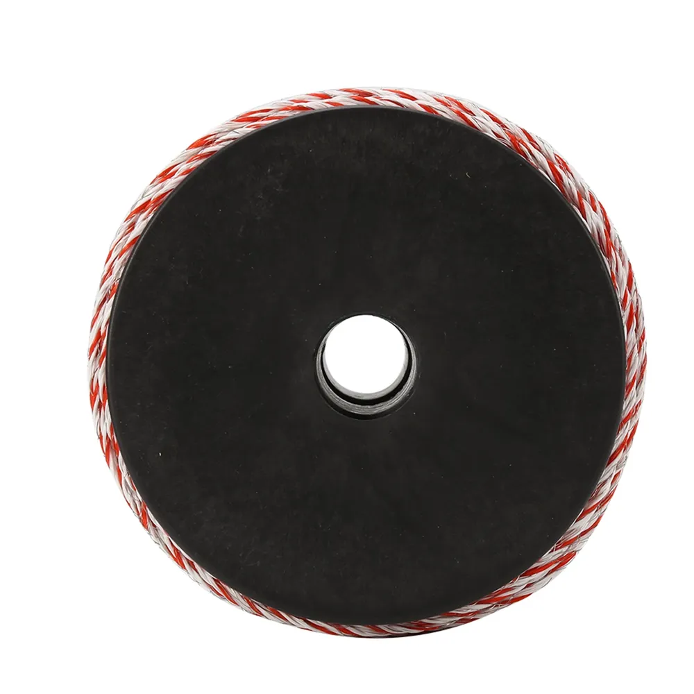 Fil de clôture 500 m blanc/rouge corde conductrice acier inoxydable