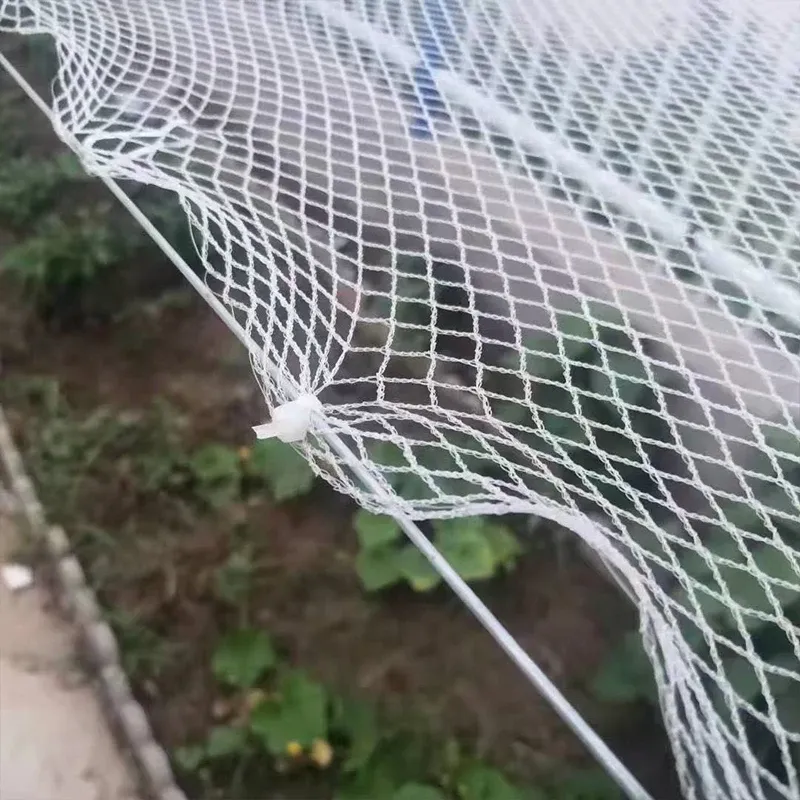 Filet anti-grêle et anti-oiseaux pour vergers et bassins