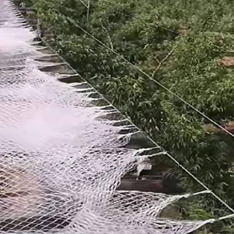 Filet anti-grêle et anti-oiseaux pour vergers et bassins