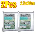 Filet anti-insectes 60 mailles serre et jardin – Couleur 2Pcs 2.5x20m