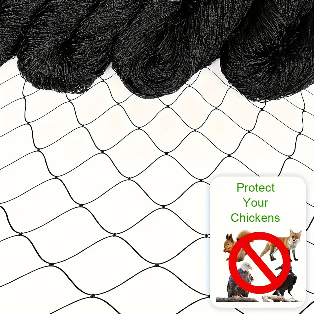 Filet anti-oiseaux en nylon pour poulailler et arbres fruitiers