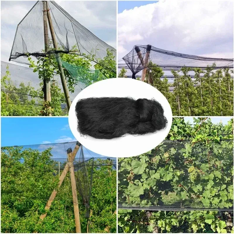 Filet anti-oiseaux en nylon pour verger et poulailler