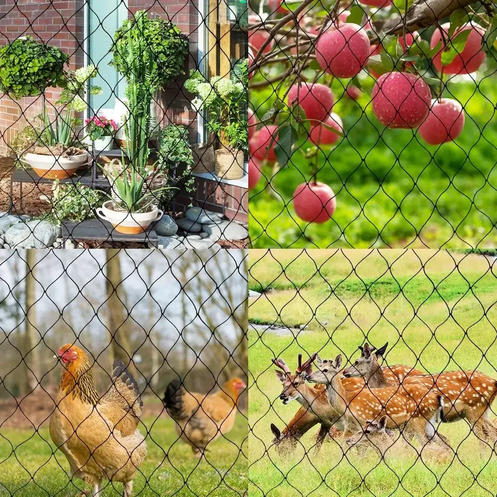 Filet anti-oiseaux extra large pour poulailler et jardin