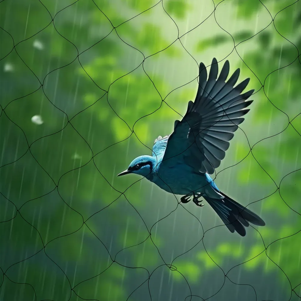 Filet anti-oiseaux pour verger, potager et poulailler