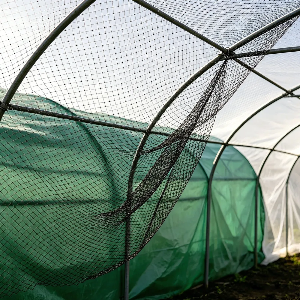 Filet de jardin en nylon anti-oiseaux pour poulailler