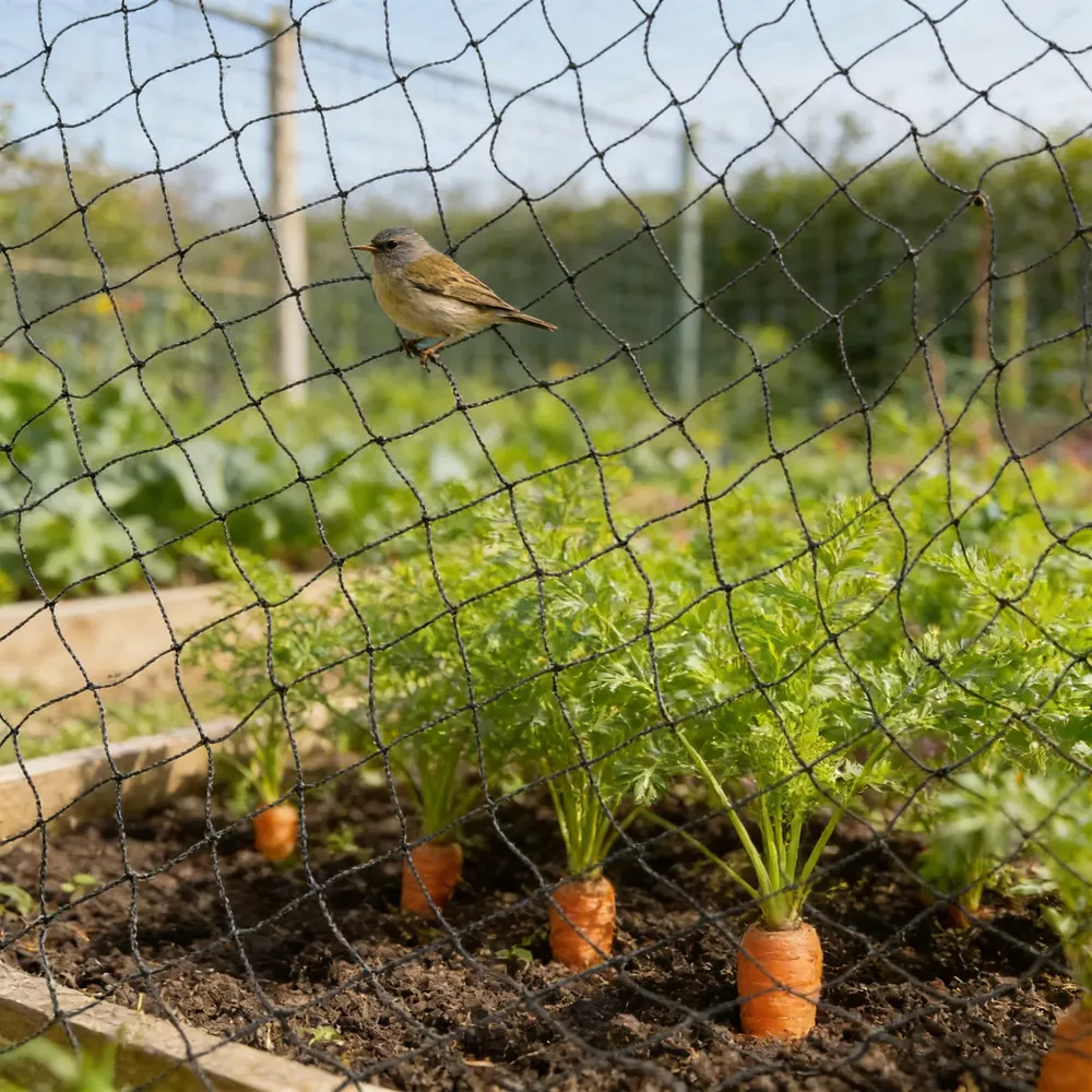 Filet de jardin en nylon anti-oiseaux pour poulailler
