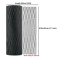 Filet de protection en plastique pour balcon et volaille – Couleur Black Hole 5mm