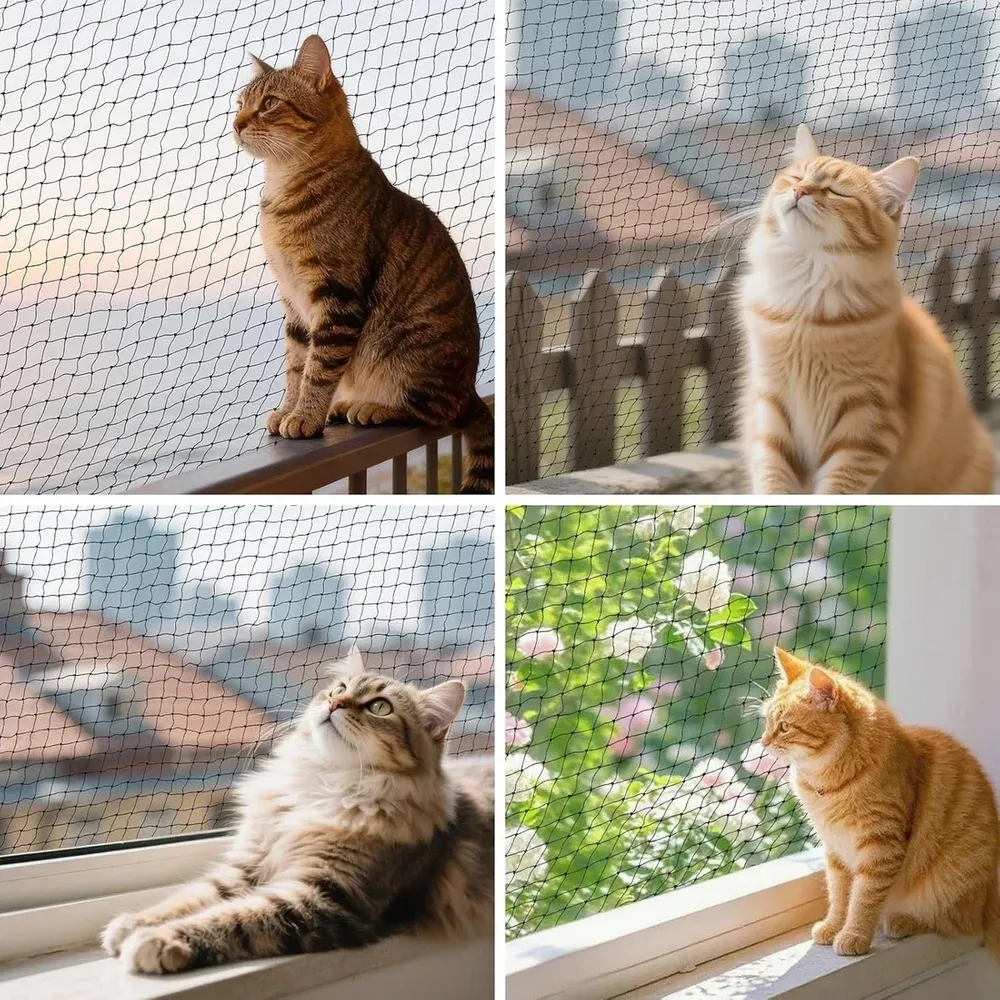 Filet de sécurité en PEHD pour balcon et jardin