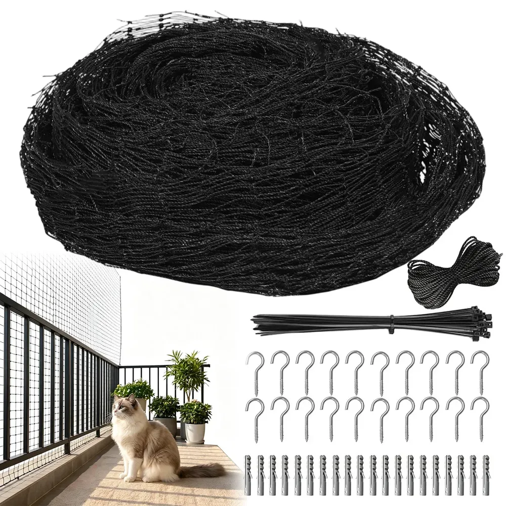 Filet de sécurité en PEHD pour balcon et jardin