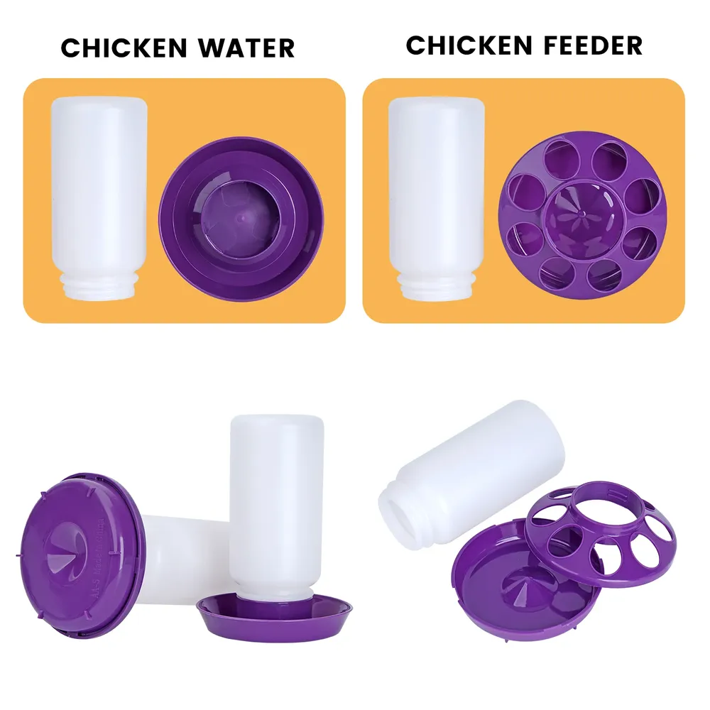 Fontaine à eau automatique 1L pour poulets et cailles