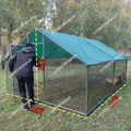 Grand enclos métallique pour poulets et lapins – 2