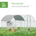 Grand enclos poulailler 10,64 m² toit anti-UV – 4