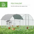 Grand enclos poulailler 10,64 m² toit anti-UV – 5