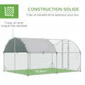 Grand enclos poulailler 10,64 m² toit anti-UV – 6