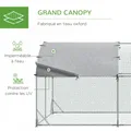 Grand poulailler 2,8 x 5,7 m avec toit anti-UV – 3