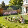 Grande cage extérieure en métal pour volailles et canards – 3