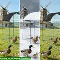 Grande cage extérieure en métal pour volailles et canards – 7