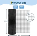 Grillage galvanisé poulailler et jardin 1/2 pouce – Couleur 15m
