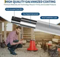 Grillage galvanisé poulailler et jardin 1/2 pouce – 4