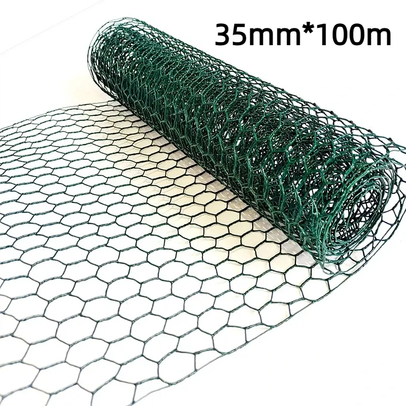 Grillage hexagonal 35 mm x 100 m pour volailles et cages