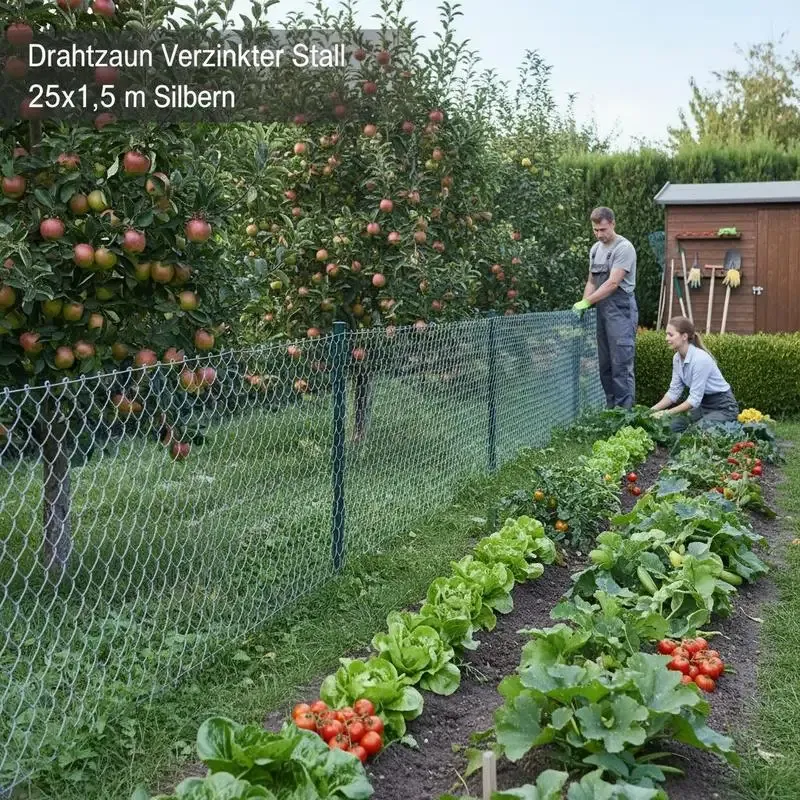 Grillage hexagonal jardin volaille et plantes 25x1,5 m