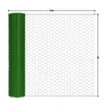 Grillage hexagonal PVC jardin et volaille 100 cm – 5