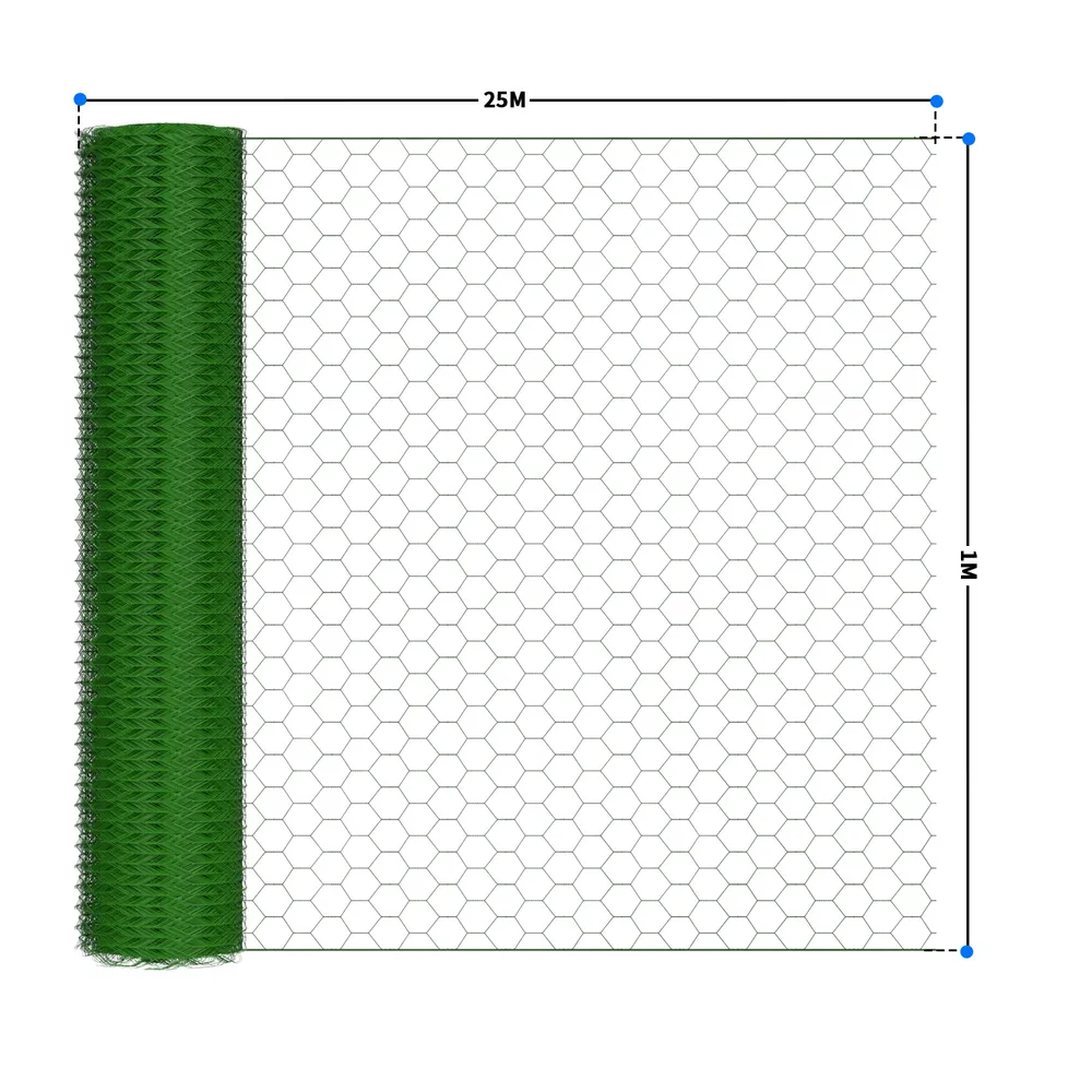 Grillage hexagonal PVC jardin et volaille 100 cm