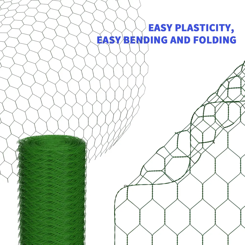 Grillage hexagonal PVC jardin et volaille 100 cm