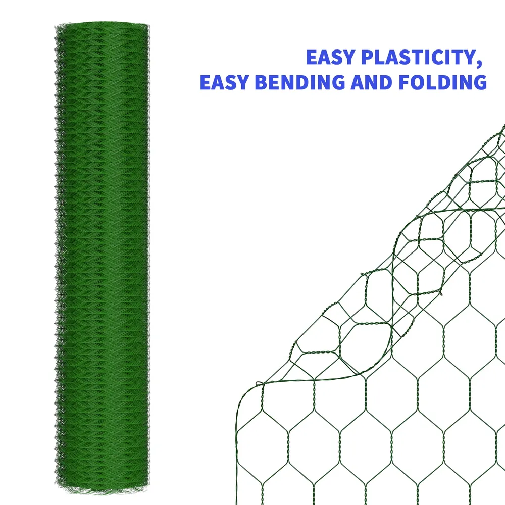 Grillage hexagonal PVC jardin et volaille 100 cm
