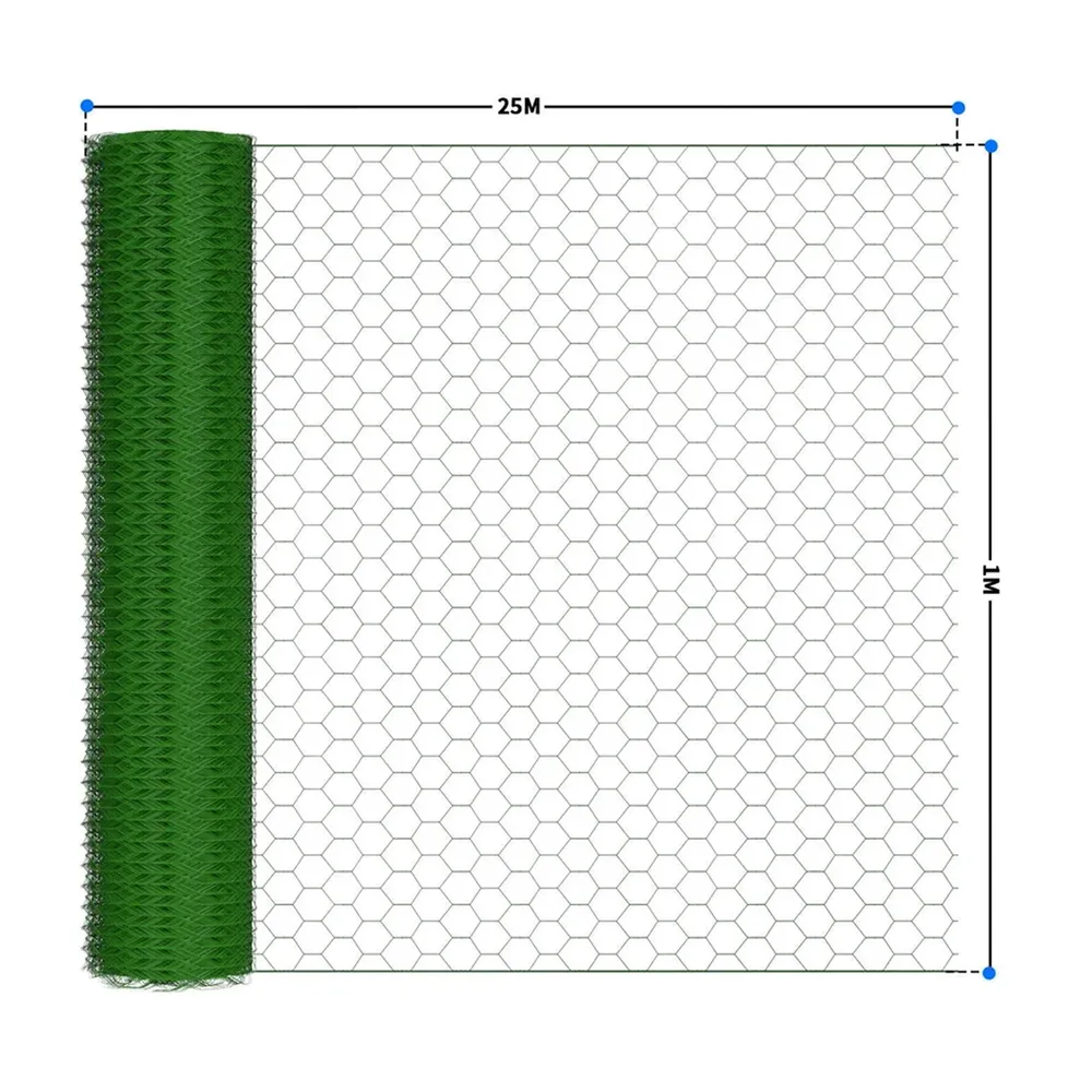 Grillage hexagonal PVC jardin et volaille 100 cm