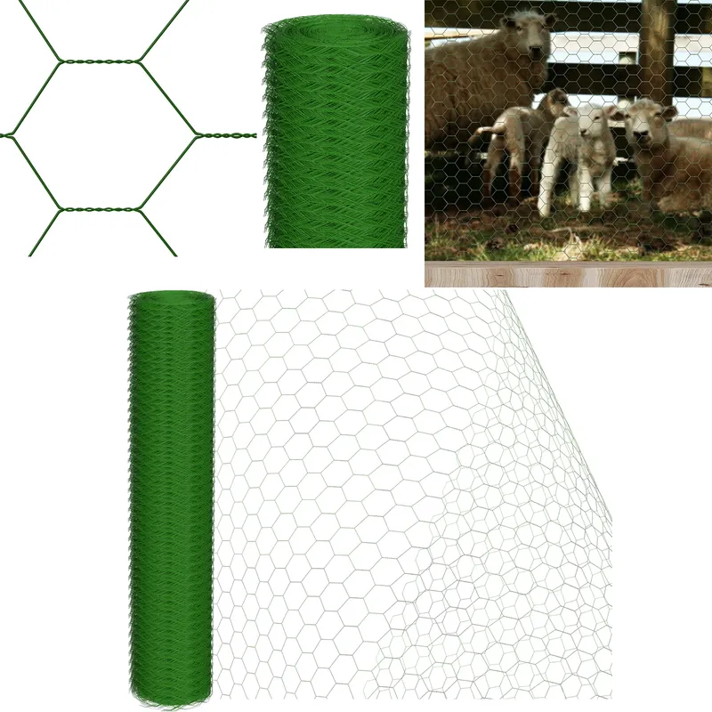 Grillage hexagonal PVC jardin et volaille