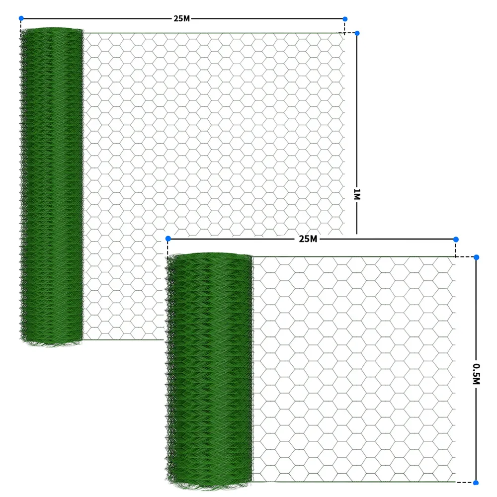 Grillage hexagonal PVC jardin et volaille