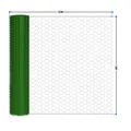 Grillage hexagonal PVC jardin et volaille – Couleur LJW-1MX25M
