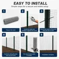 Grillage jardin volaille et plantes 25x1,5 m – 5