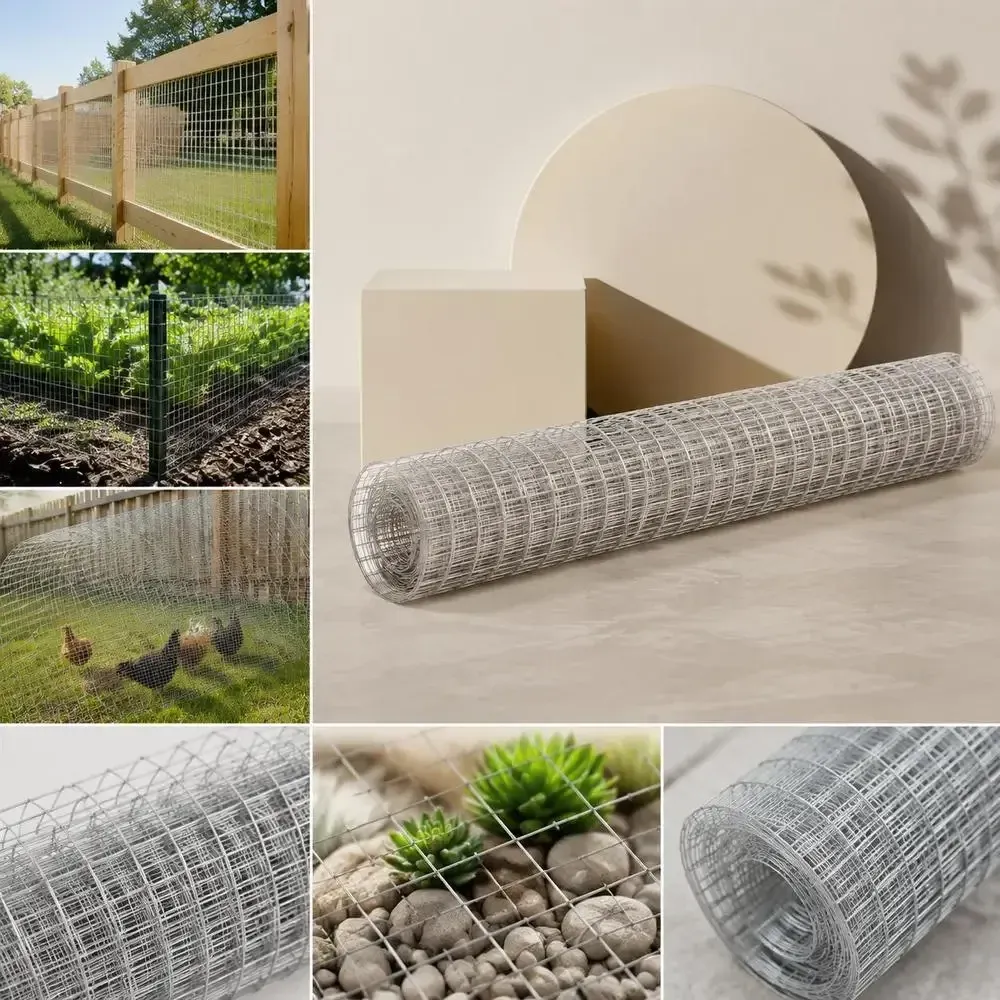 Grillage jardin volaille et plantes 25x1,5 m