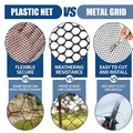 Grillage plastique jardin et volaille 0,8 cm – 2
