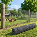 Grillage PVC jardin et volière 25x1,2 m – 7