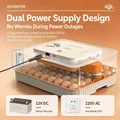 Incubateur 56 œufs retournement automatique double alimentation – 4