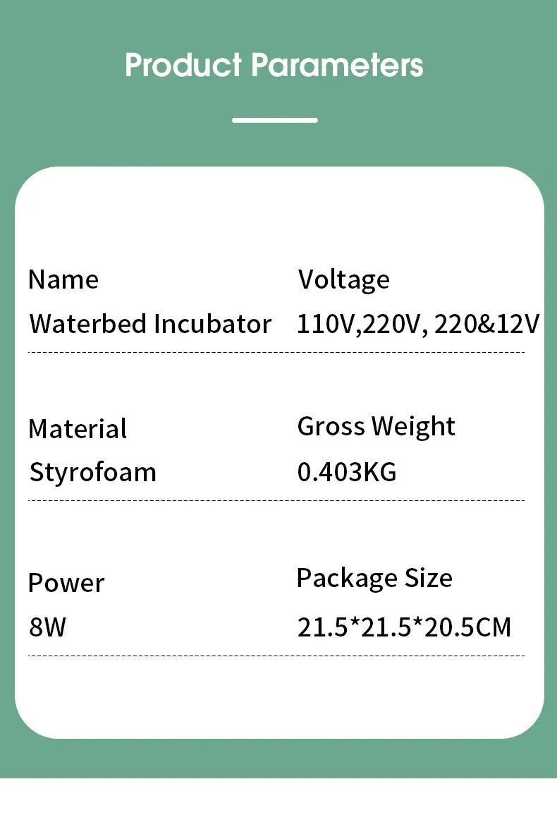 Incubateur 9 œufs simple opération intelligent domestique