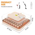 Incubateur automatique 56 œufs double alimentation retournement – 8